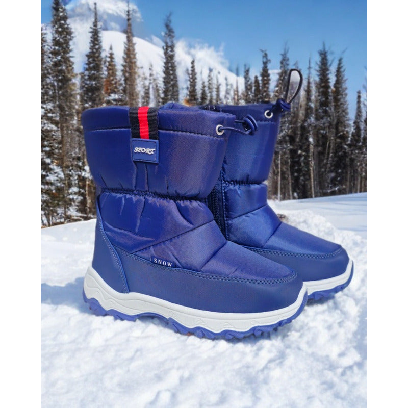 Bota Niño/a Impermeable Térmicas Lluvia Nieve Forradas 7593
