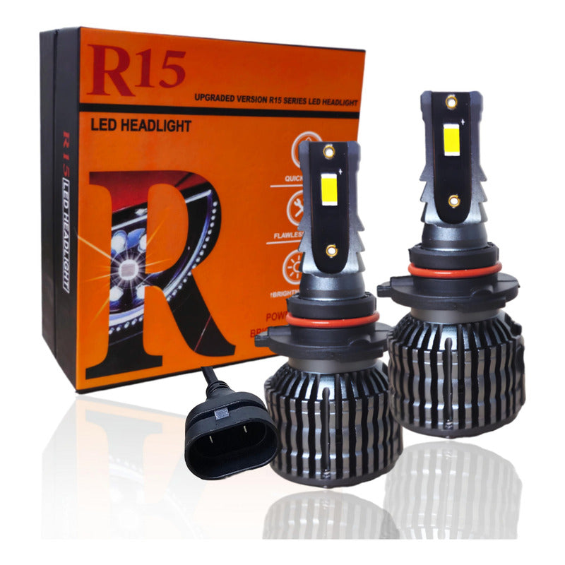 Ampolleta R15 Turbo Led 28000lm Potent 8/48v H11/h7/9005/880