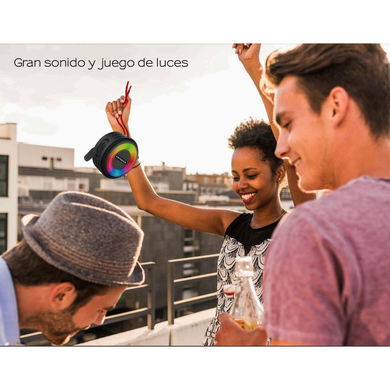 Parlante Aiwa Sj216 Portátil Bluetooth 10w Impermeable /ryc