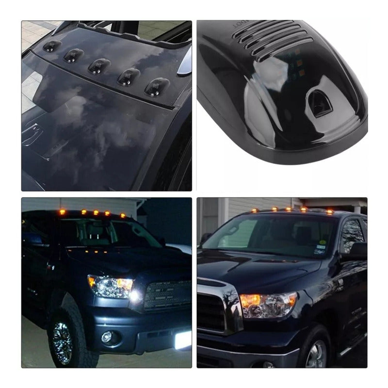 X5 Luz Led De Techo Ahumada Camioneta Suv + Interruptor 12v