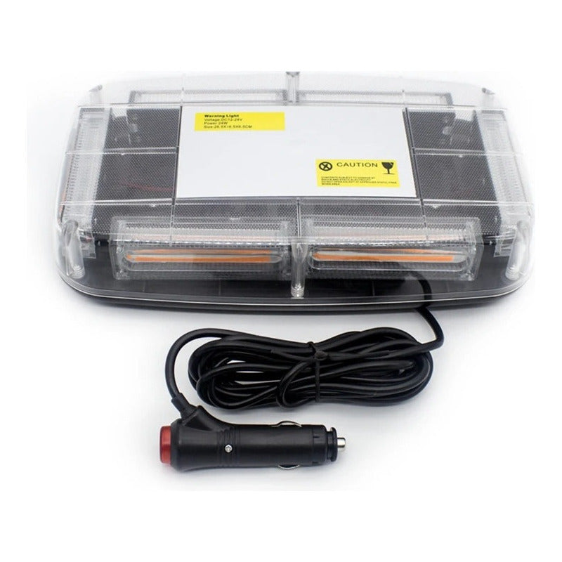 Baliza De Techo Azul Rojo Destellante 12-24v Auto Estrobo