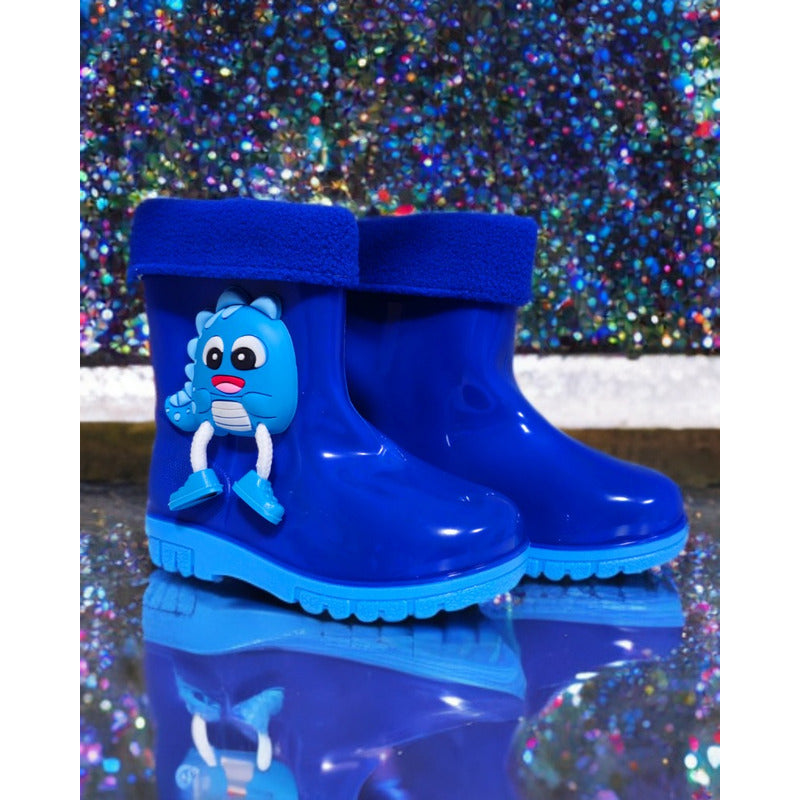 Bota De Agua Niño Niña Impermeable Lluvia Nieve 7584