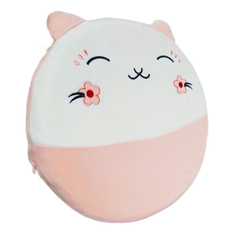 Cojín Para Silla Con Memoryfoam Diseño Gato Cat Cómodo Kawai