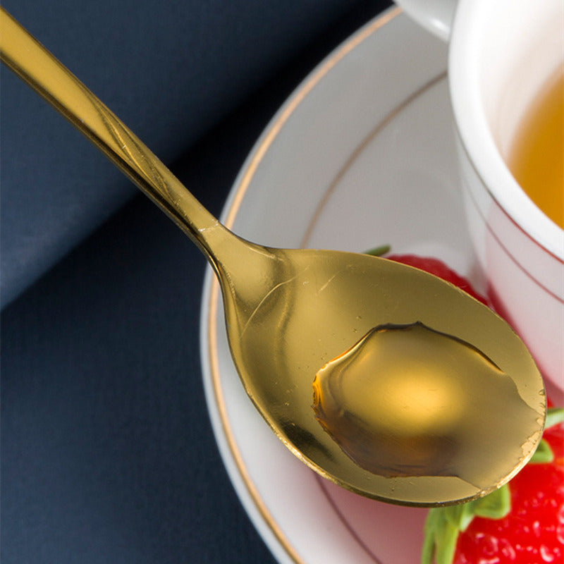 X6 Set Servicios Navideños Cuchara Tenedor Decoración Navida