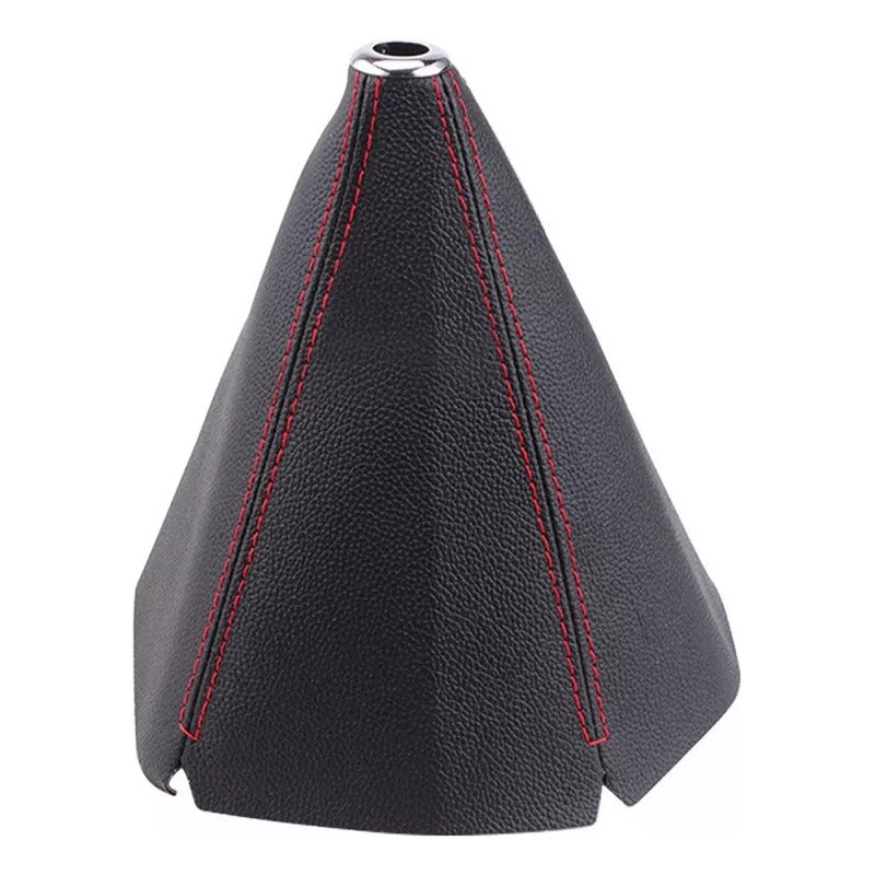 Funda Cubre Palanca De Cambios Eco Cuero Negro Auto Universa
