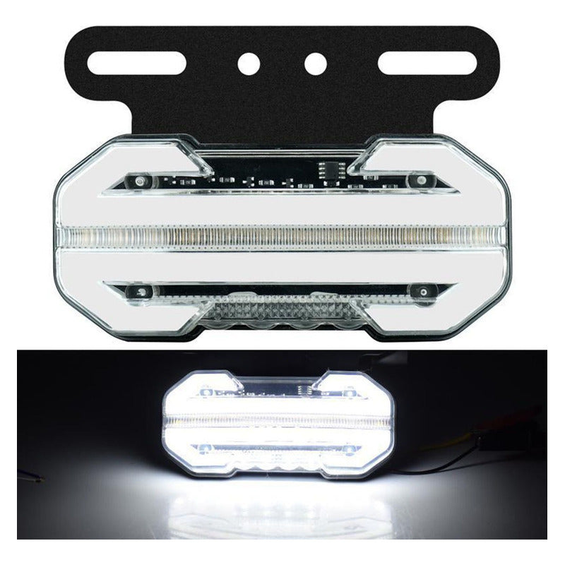 X4 Luz Led De Trocha Bicolor Cn Secuencial 12v/24v Flecha