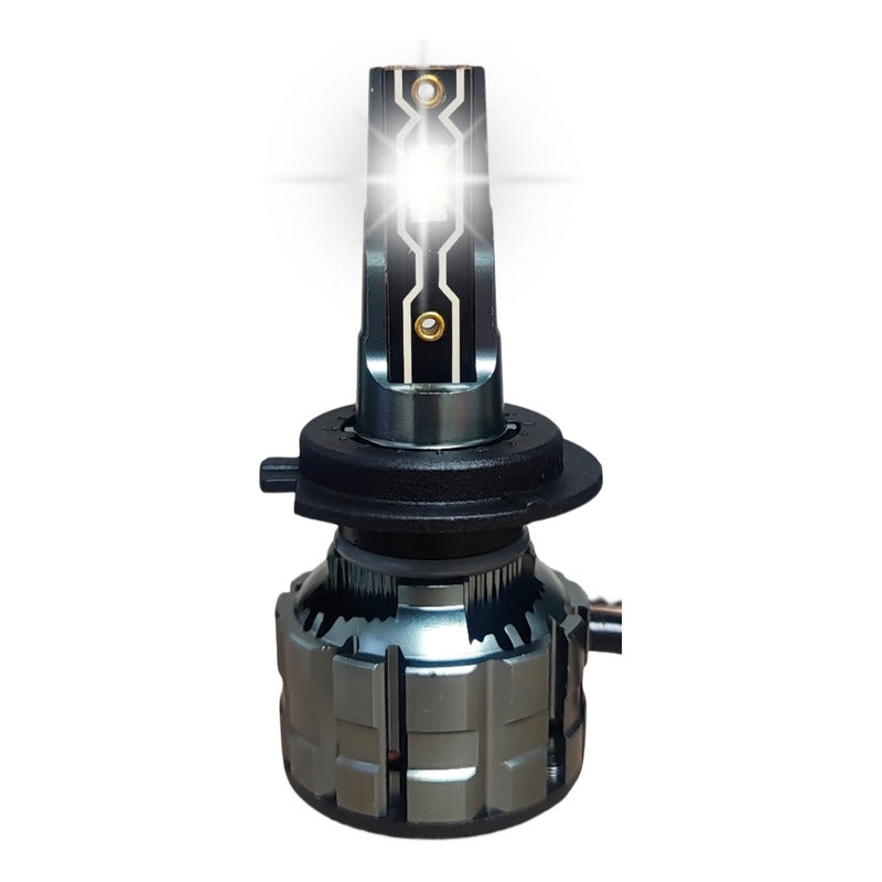 Kit X2 Ampolleta Turbo Led 8v-48v 28000l 280w Conector H7