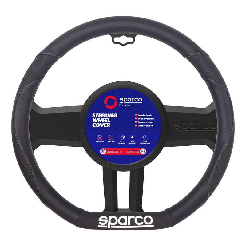 Funda Cubre Volante Sparco Base Plana Tipo D Eco Cuero 113