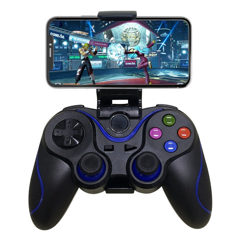 Gamepad Bluetooth Compatible Android Pc Tv Joystick Azul