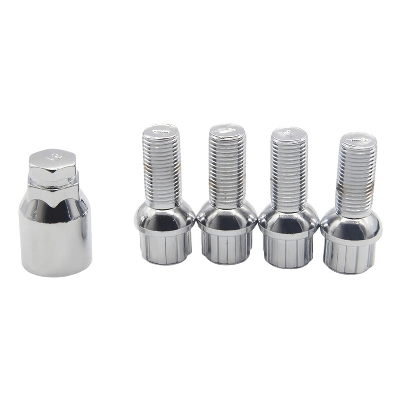 Set X4 Pernos D Seguridad Para Llantas + Llave M12x1.25 /r&c
