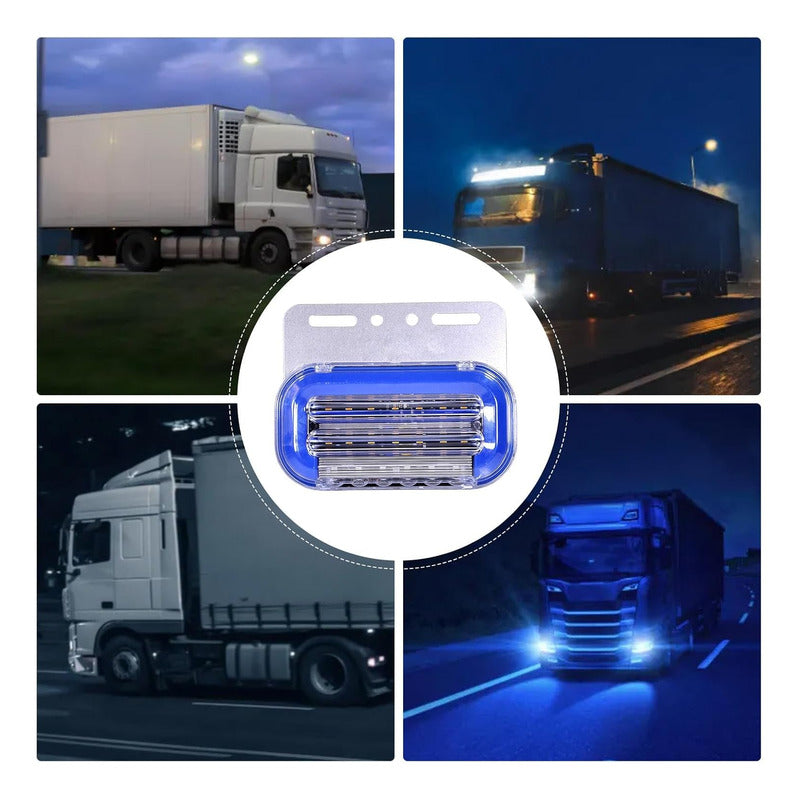 X10 Luz Led De Trocha Bicolor Luz Lateral Secuencial 24v Big