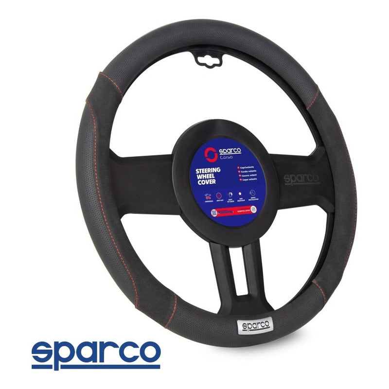 Funda Cubre Volante Sparco Original Excelente Calidad 1112bk