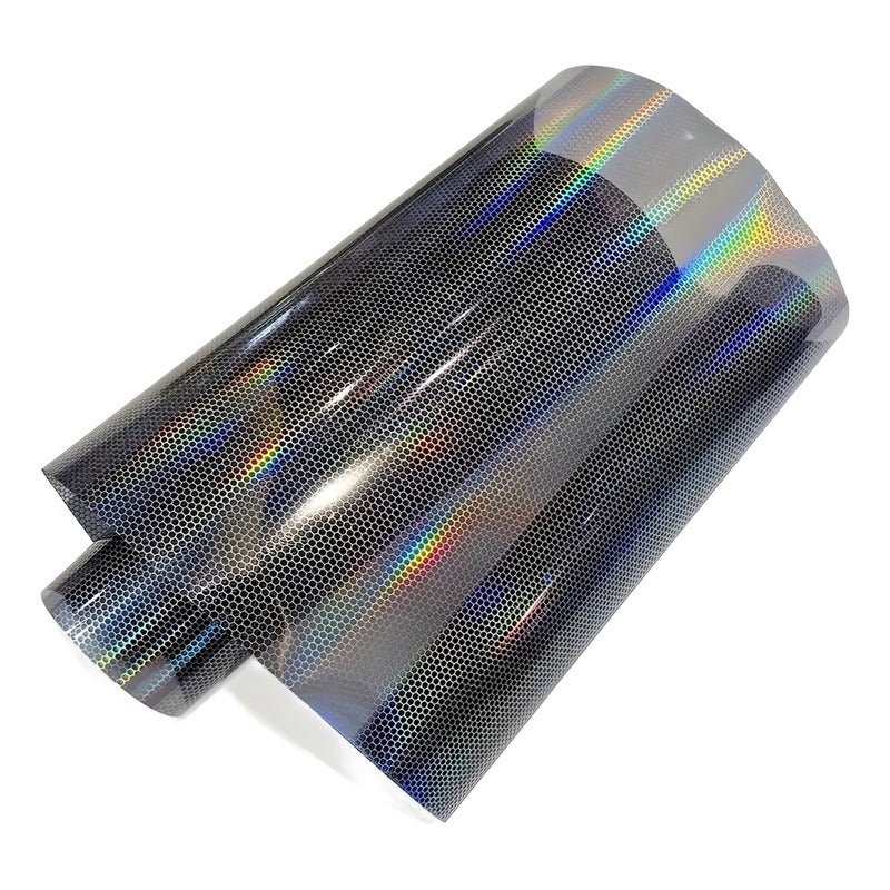Vinilo Tornasol Para Foco Óptico Vinil Panal 6d Auto Tunning
