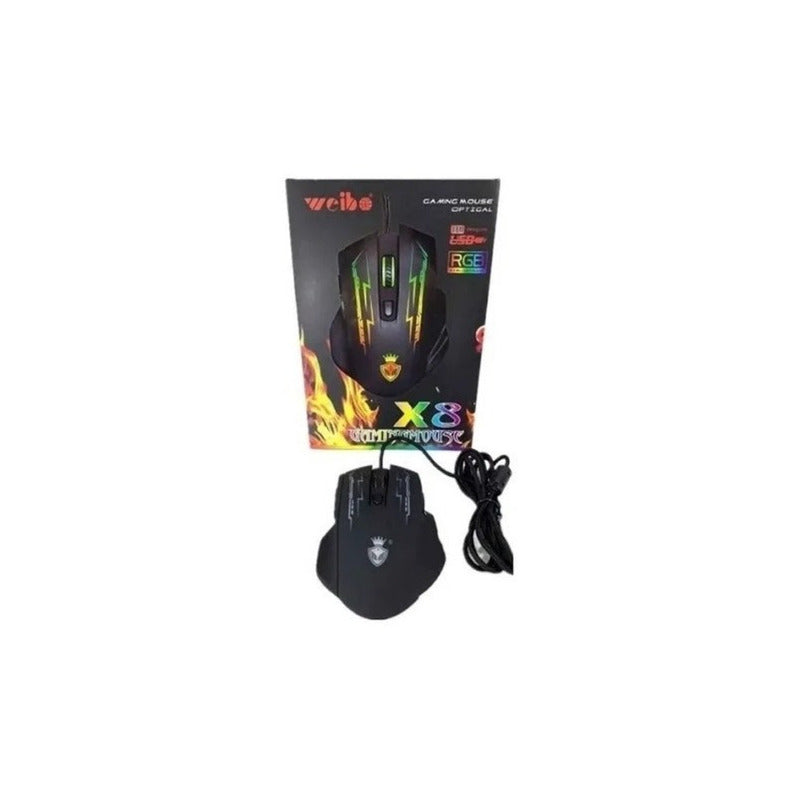 Mouse Gamer Weibo X8