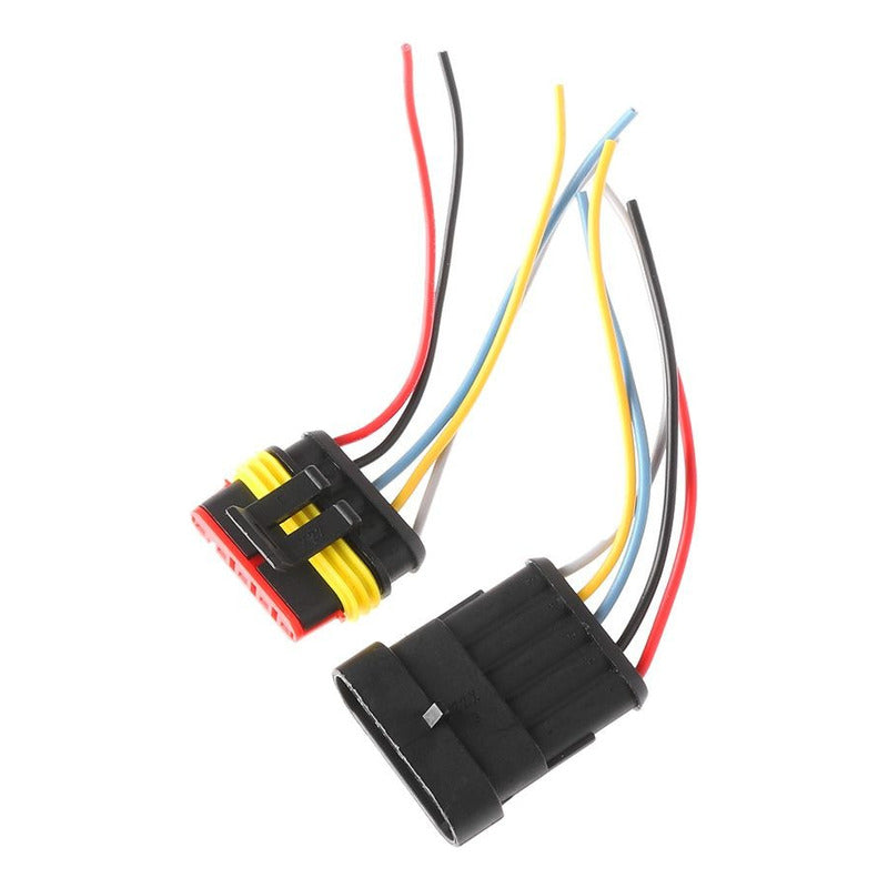 Cable Conector 5pines Macho Hembra Extensor Para Auto