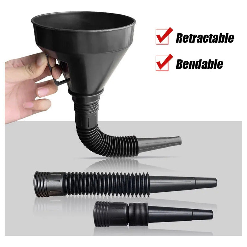 Embudo Flexible Cn Filtro Multiuso Aceite Parafina Combustib