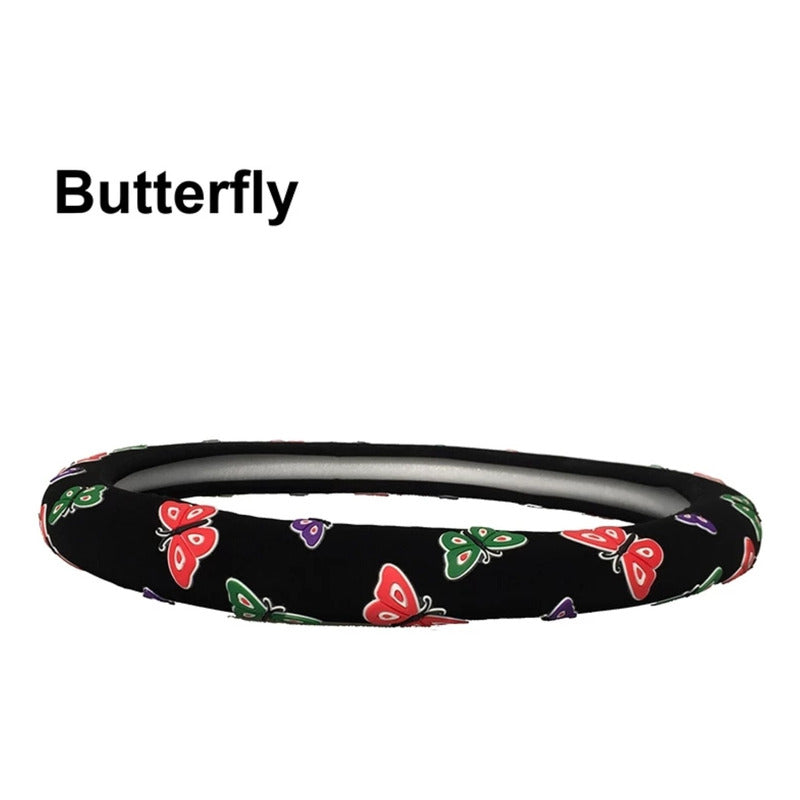 Funda Cubre Volante Para Mujer Gamuza Diseños /r&c
