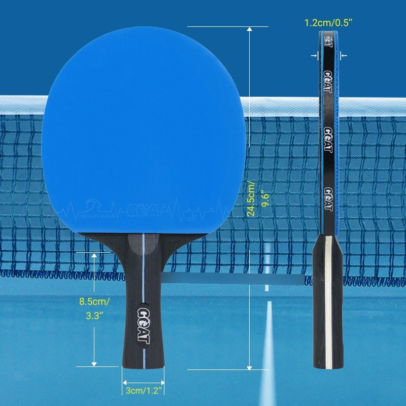 Pack X2 Paletas De Ping Pong + 2 Pelotas + Estuche