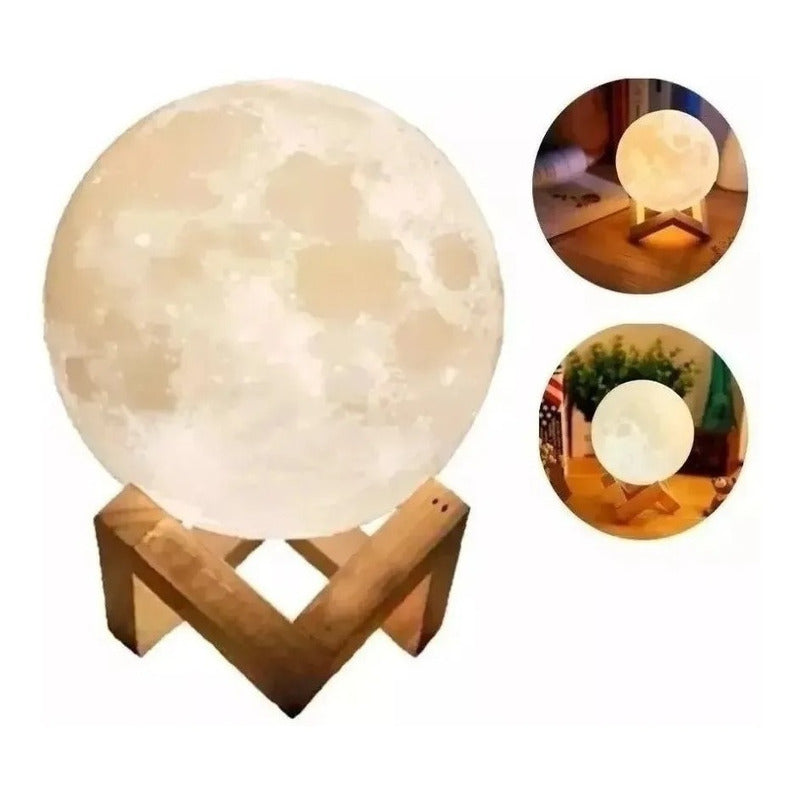 Lampara Humificador Luna 3d Difusor Aroma Usb /r&c
