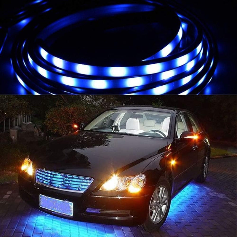 Kit De Luces De Chasis Exterior Rgb Tuning Luz Piso + Contro