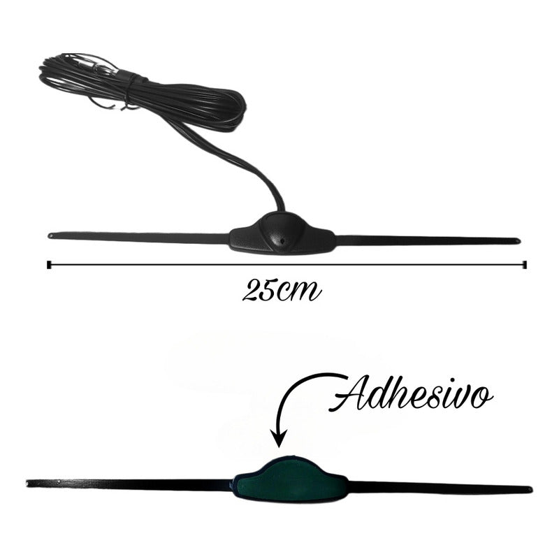 Antena Electrónica Interior Radio Am/fm Parabrisa Auto Unive