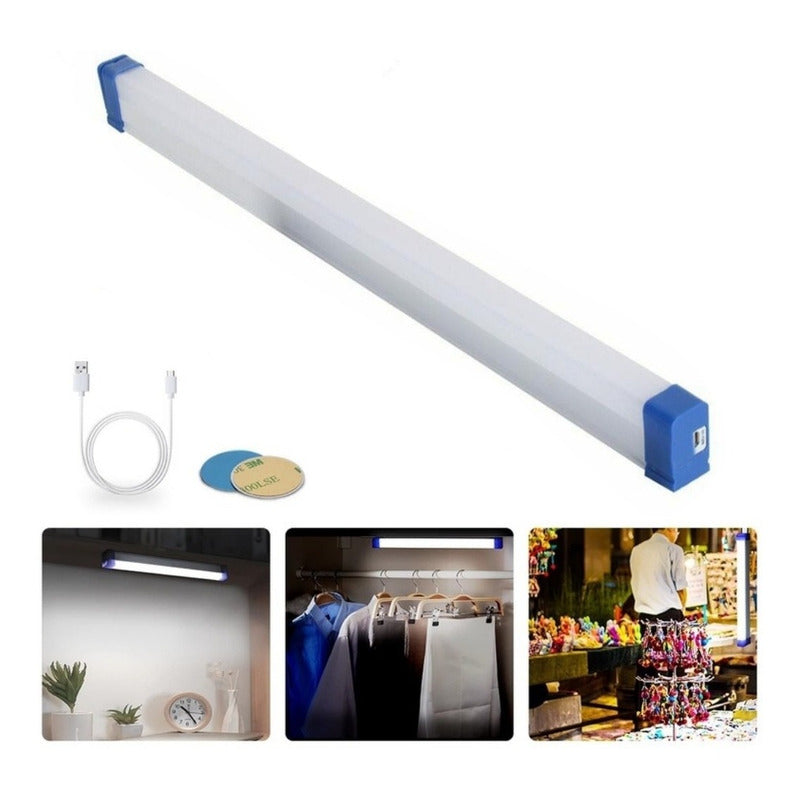 Lámpara Emergencia Barra Led Portátil Multiuso Closet