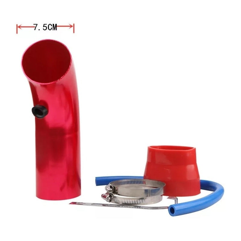 Kit Inducción De Aluminio Tuning 3 Pulgadas + Acople