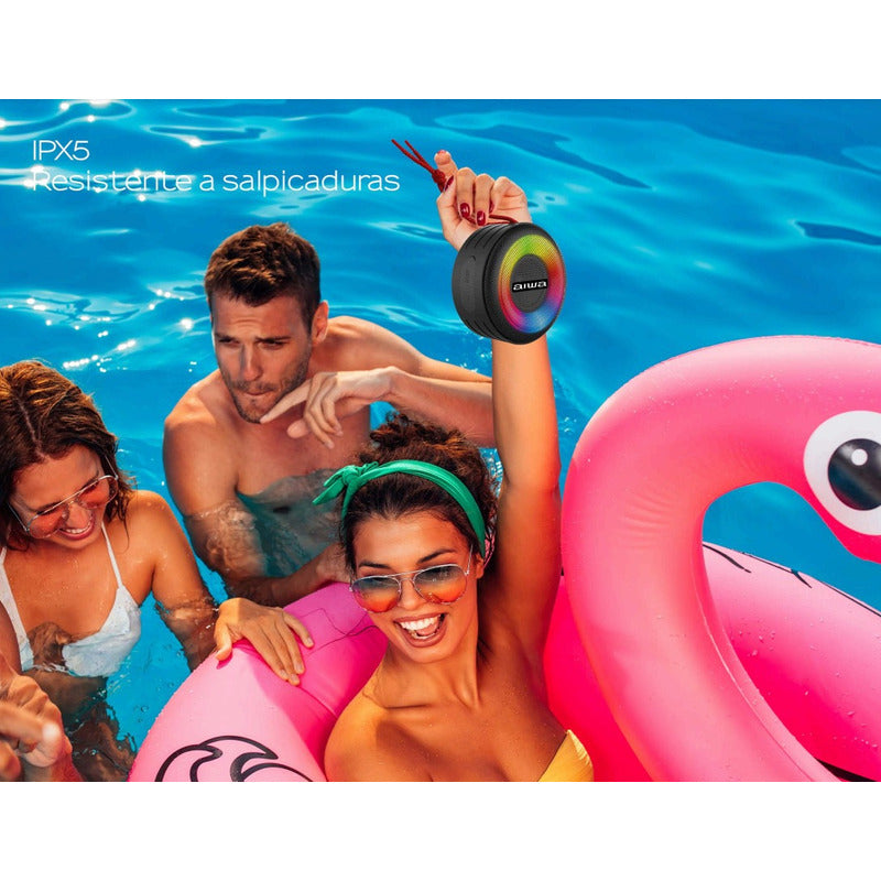Parlante Aiwa Sj216 Portátil Bluetooth 10w Impermeable /ryc