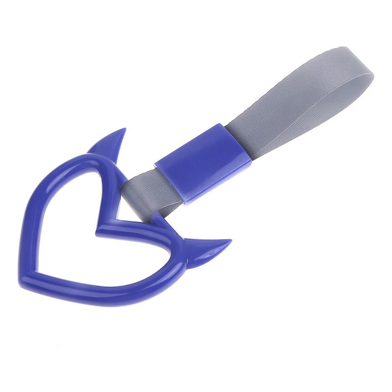Colgante Anillo Tsurikawa Corazón Fluor Manija Correa D Mano