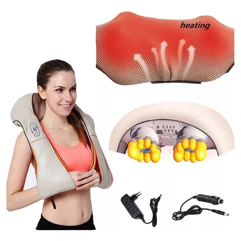 Masajeador Eléctrico Cervical Para Cuello Multifunciona /r&c