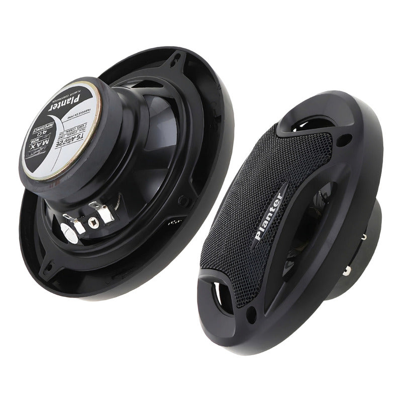 X2 Parlante 6 Pulgadas 16cm Redondo Coaxial 400w 3vias Auto Color Negro Ts-a1672e