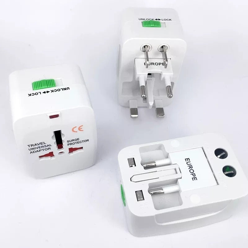 Adaptador De Enchufe Viajero Conector Universal Para Viaje