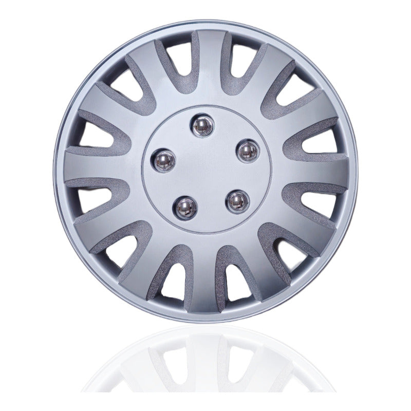 Set X4 Tapa Rueda Aro 15 Cromada Designer Tapa 15 Auto /r&c