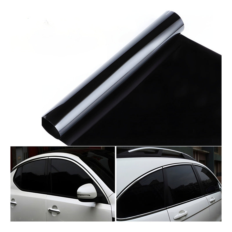 Papel Polarizado Negro 5% Auto Casa Rollo 3mt X 75cm /r&c