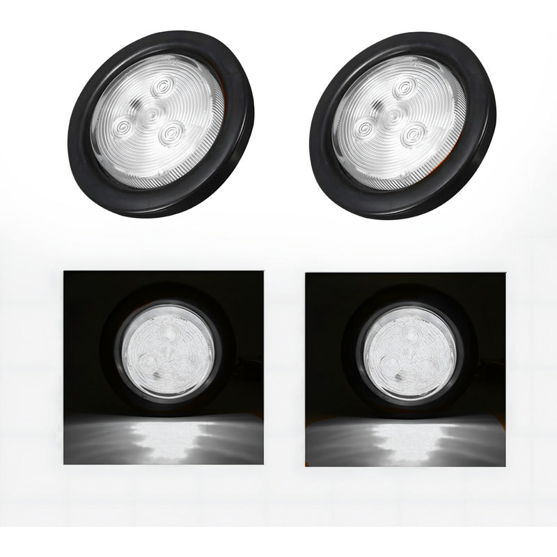 X6 Luz Led Trasera 24v Luz Trocha Camión Blanco Ámbar Rojo