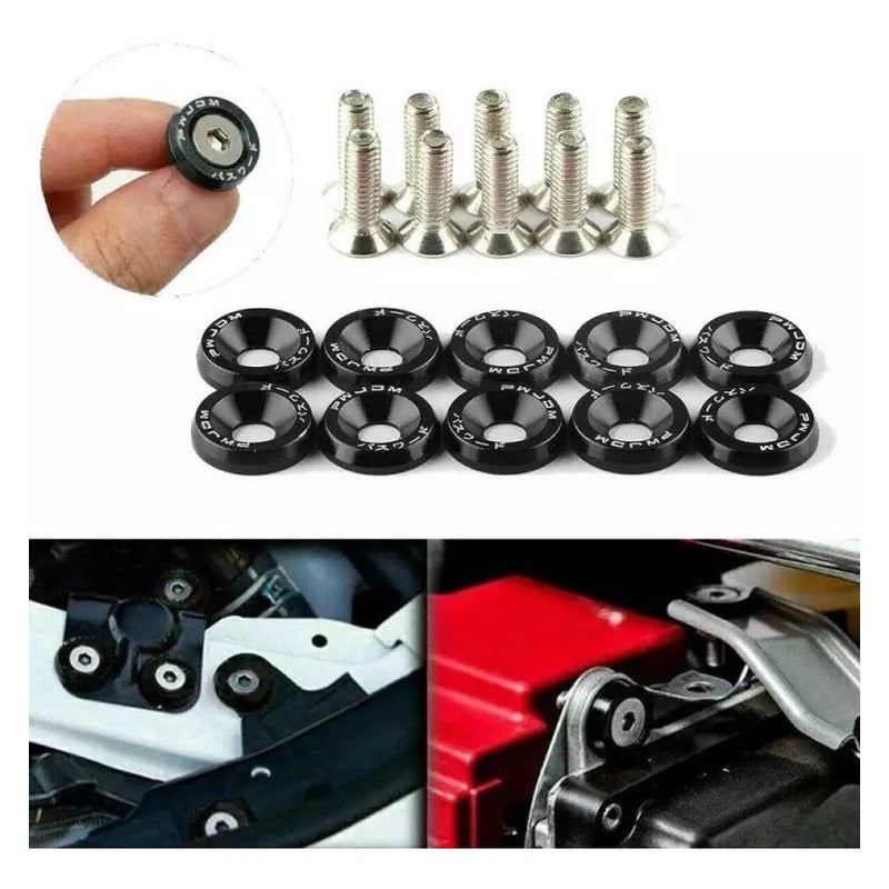X10 Pernos De Motor Auto Tuning Universal Pernos Seguridad