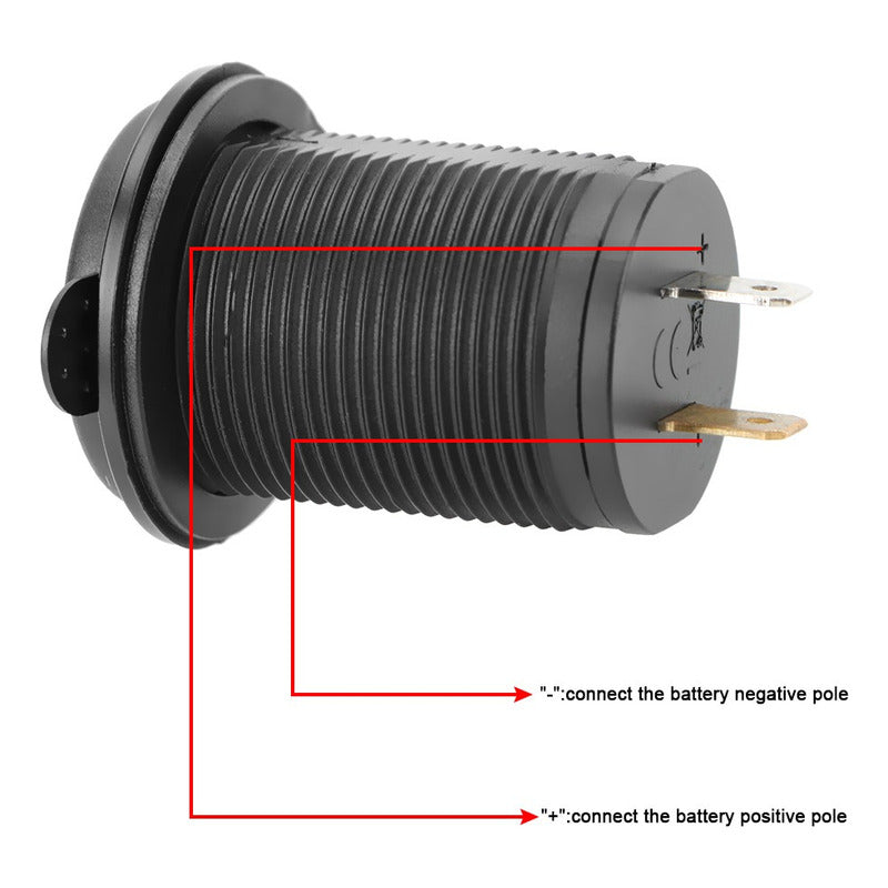 Cargador Doble Usb Adaptador Encendedor Con Luz 12v 1a/2.1a