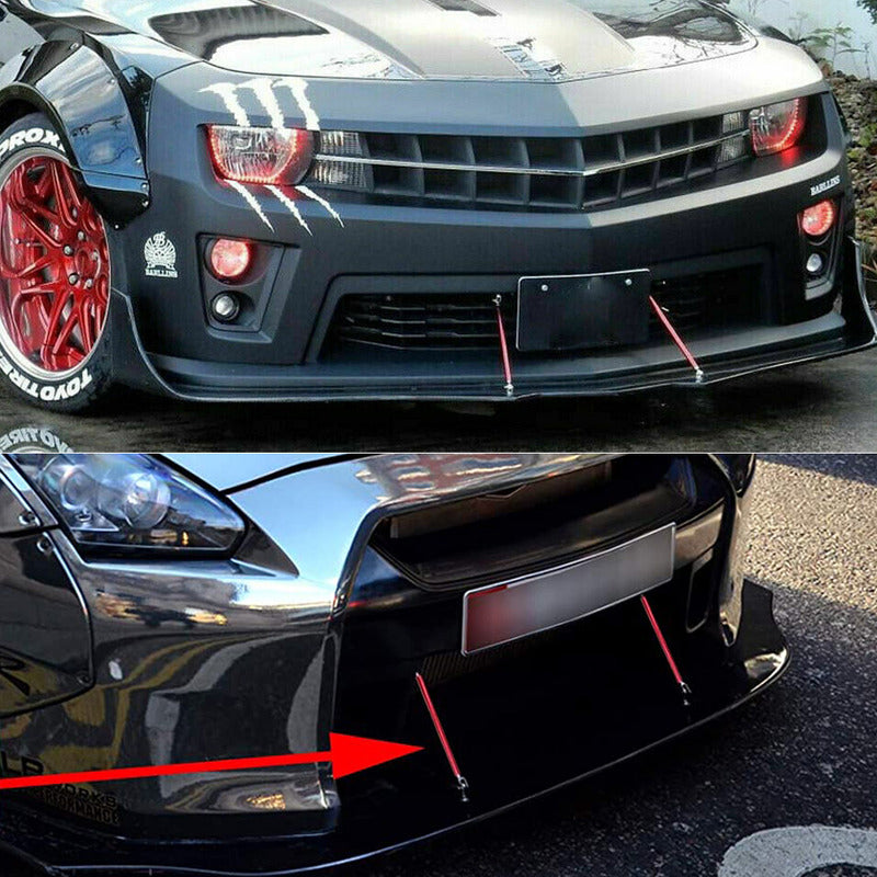 Soporte Lip Frontal Metal Parachoque Tuning Universal /r&c