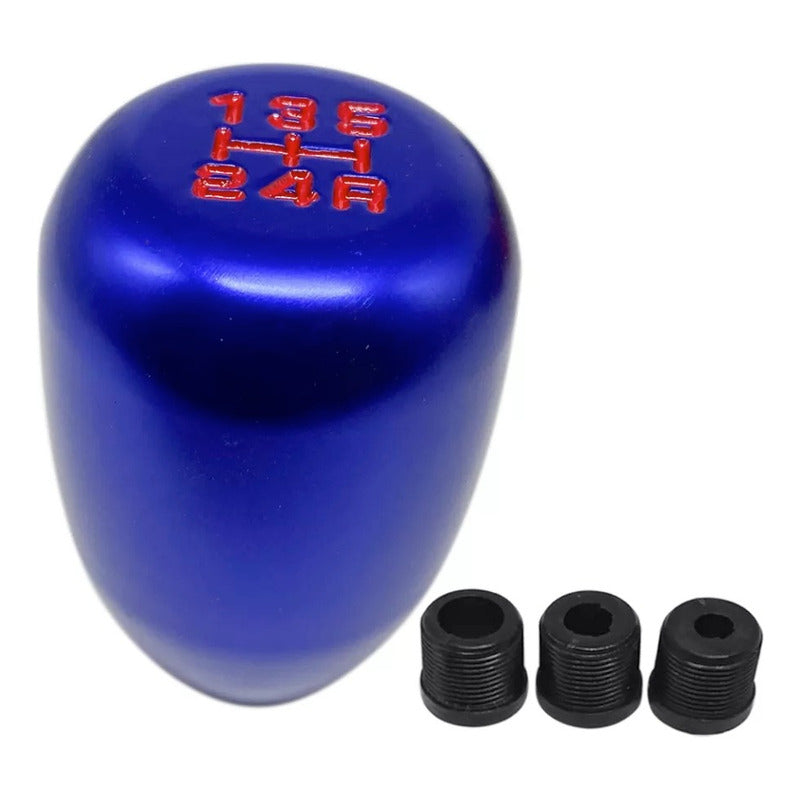 Pomo Manilla Palanca Cambios Metálico 5ta Tuning Universal
