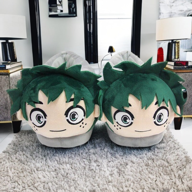 Pantuflas De Anime Cerradas Acolchadas Para Invierno T36-41