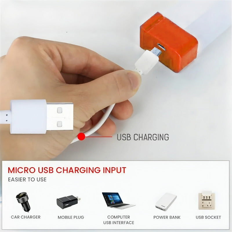 Lámpara Emergencia Barra Led Portátil Multiuso Closet
