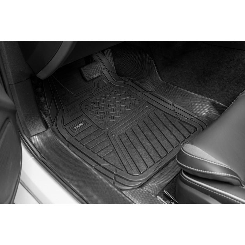 Alfombra Sparco Cubre Piso De Auto Goma 4pcs Universal /r&c