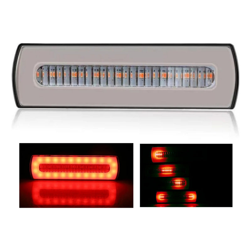 Luz Led Trasera Freno Posición Lateral Trocha Bicolor 12-24v