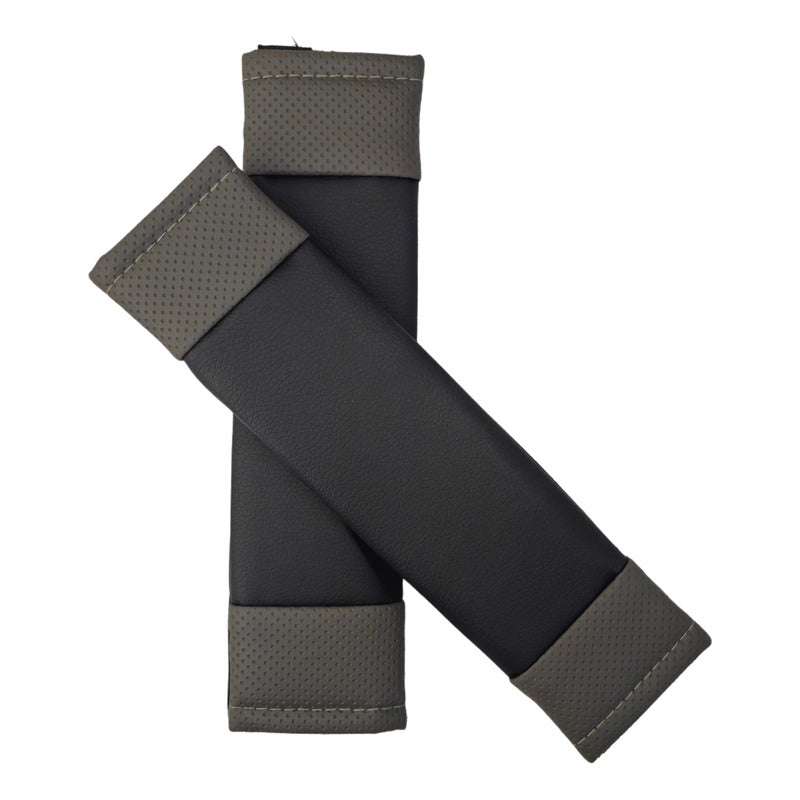 Set 12pcs Cubre Asiento Ecocuero Volante Cinturón Palanca