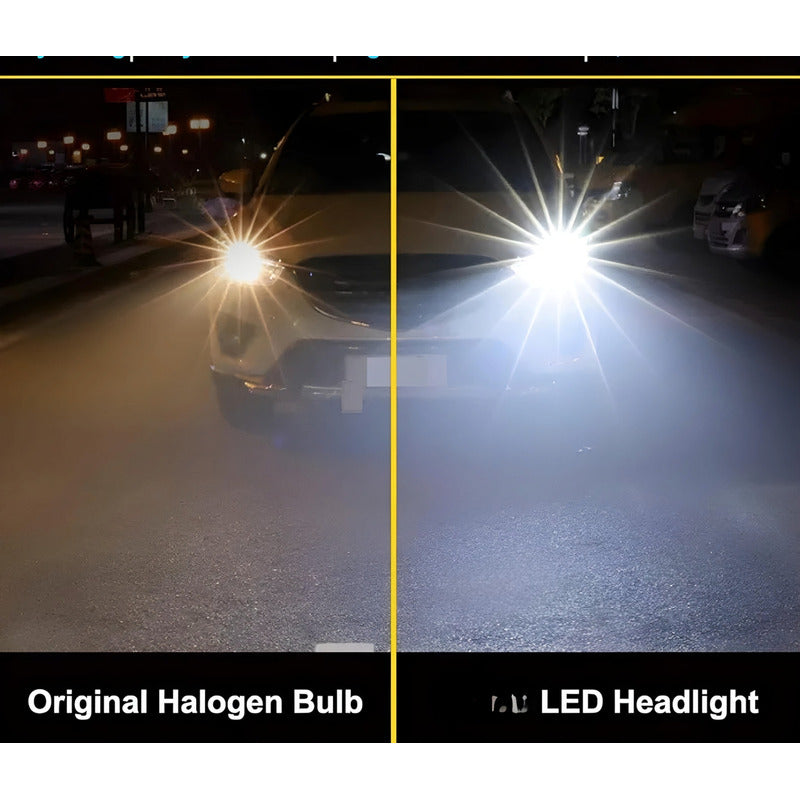 X2 Ampolleta Turbo Led H16 Jh10 Auto 12v Luz Led /ryc