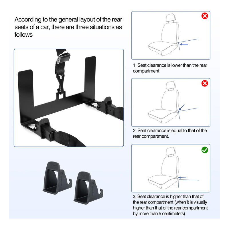 Kit De Montaje Isofix Para Asiento De Seguridad Bebé Niñ@