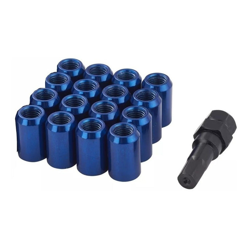 Tuercas De Seguridad Llanta M12 Antirrobo Colores 16 Pcs