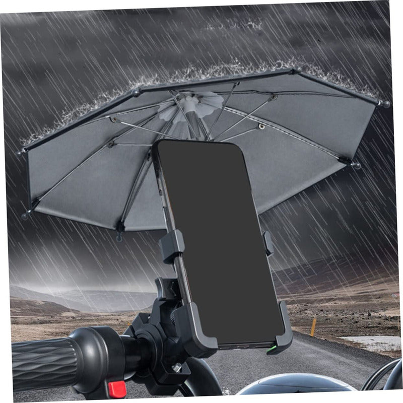 Soporte De Celular Para Moto Y Bici Con Paraguas Invierno