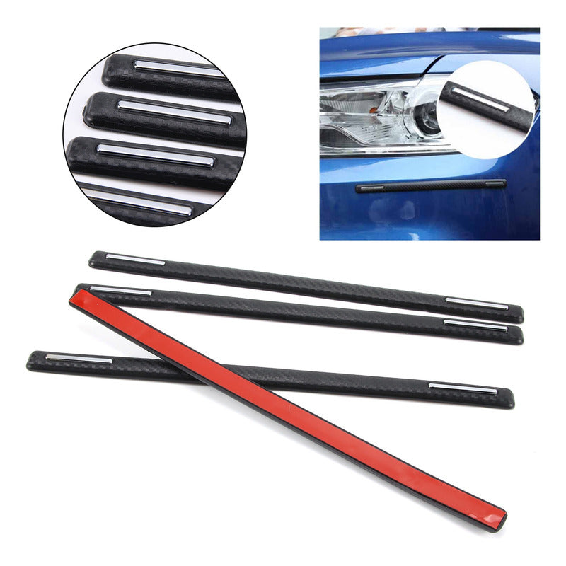 X4 Bumper Protector De Parachoque Anticolosión Goma Adhesivo
