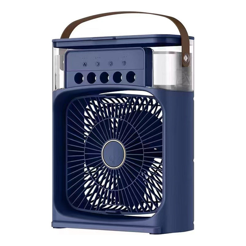 Ventilador 3en1 Humidificador Aromatizante Cn Luz Aire Frío